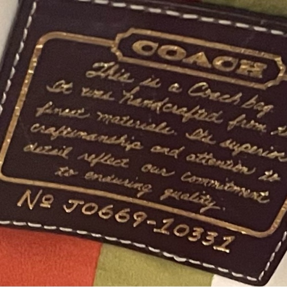 Authentic Coach 65th Anniversary Mandy Satchel Legacy #10331 - Picture 6 of 14